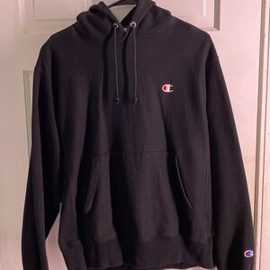 Champion Men’s Reverse weave Hoodie, Size M
